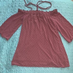 Off Shoulder Halter Dress